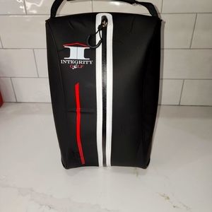 Black or White Leather Shoe bag